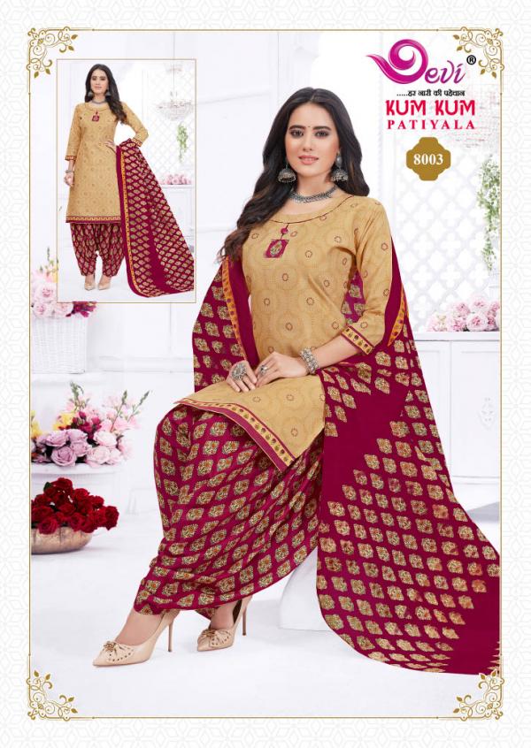 Devi KumKum Vol-8 Cotton Exclusive Designer Readymade Suit